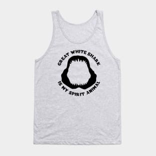 Great White Shark Is My Spirit Animal Tank Top